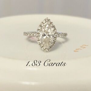 🩵SALE🩵 14k White Gold Daniel of 5th Avenue 1.83 tcw. Sz 6